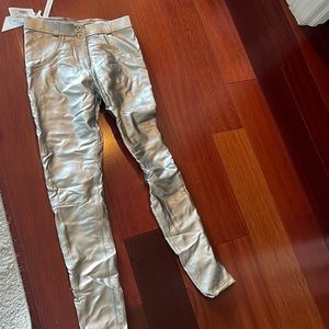 Freddy Brazilian style silver leggings NWT never worn